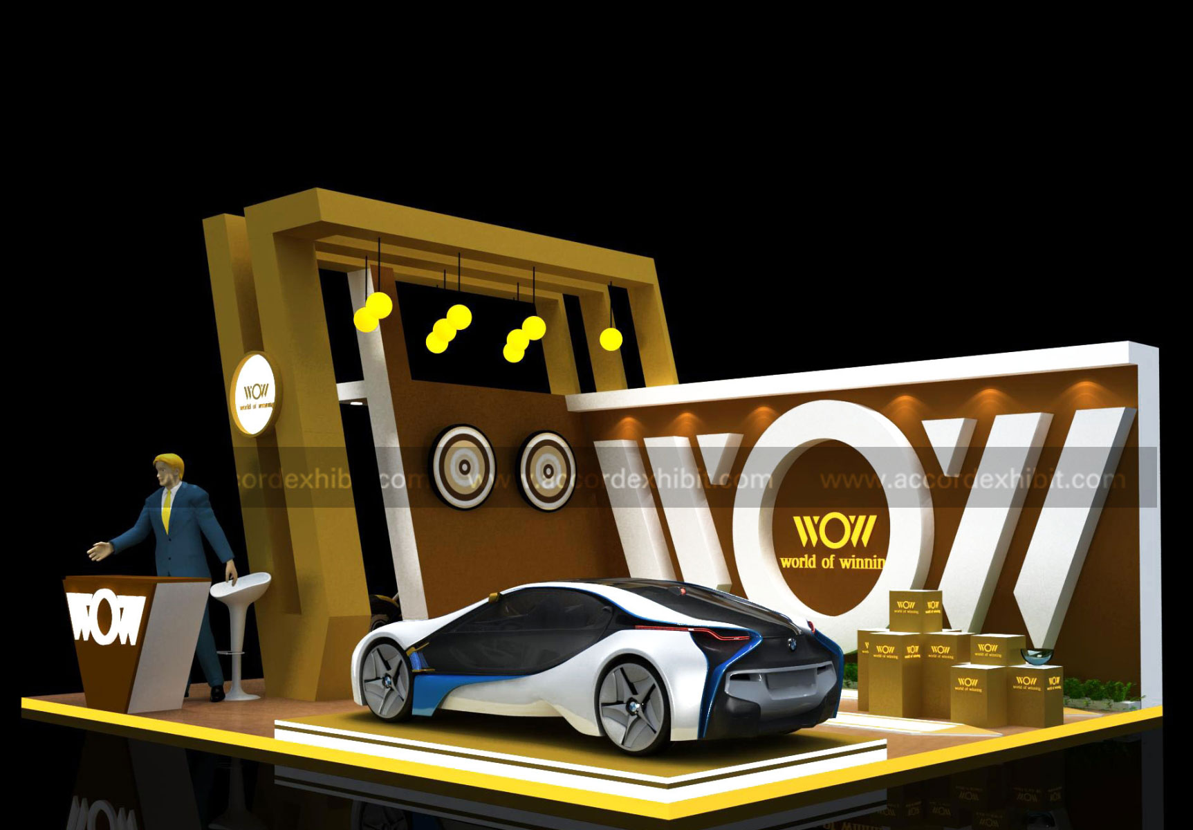 Exhibition Stall for WOW (World Of Winning)