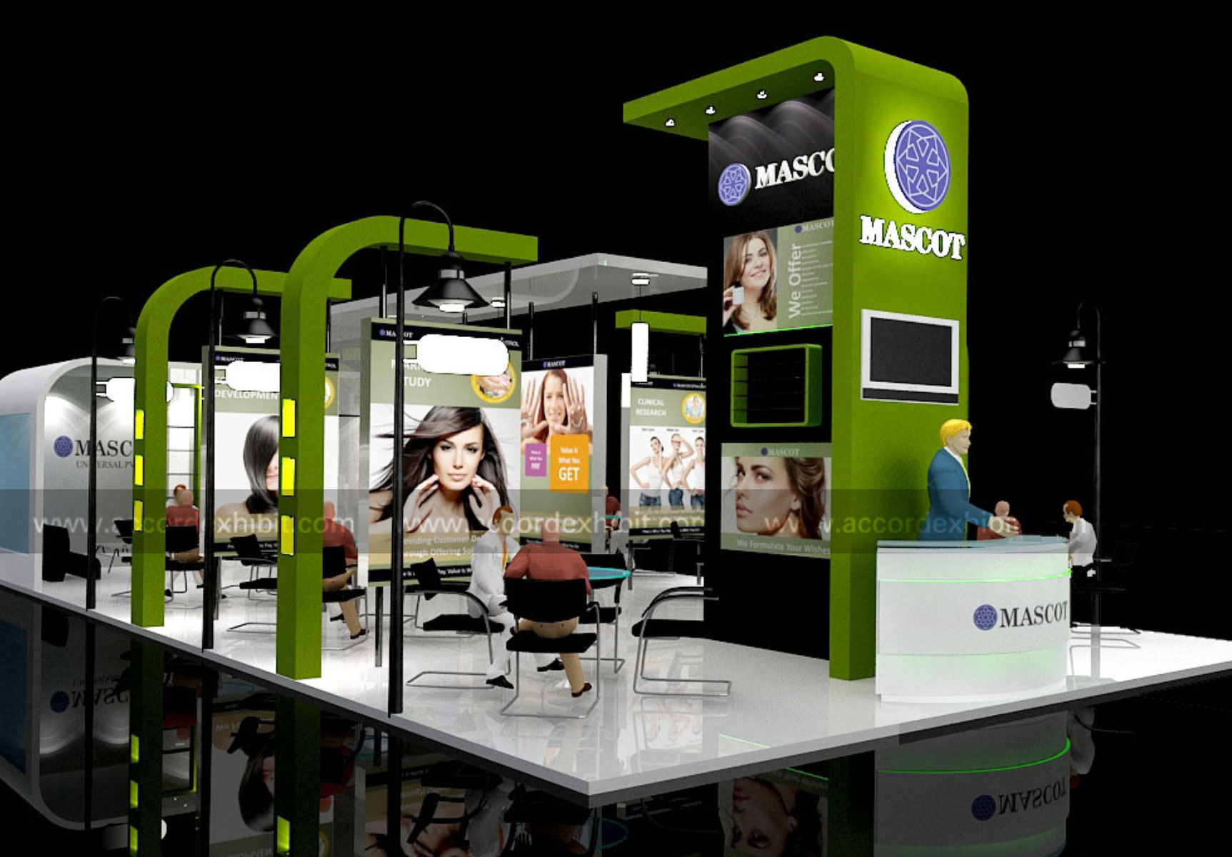 Exhibition Stall for Mascot Universal