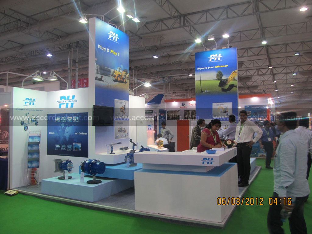 Exhibition Stall for Poclain Hydraulics Pvt