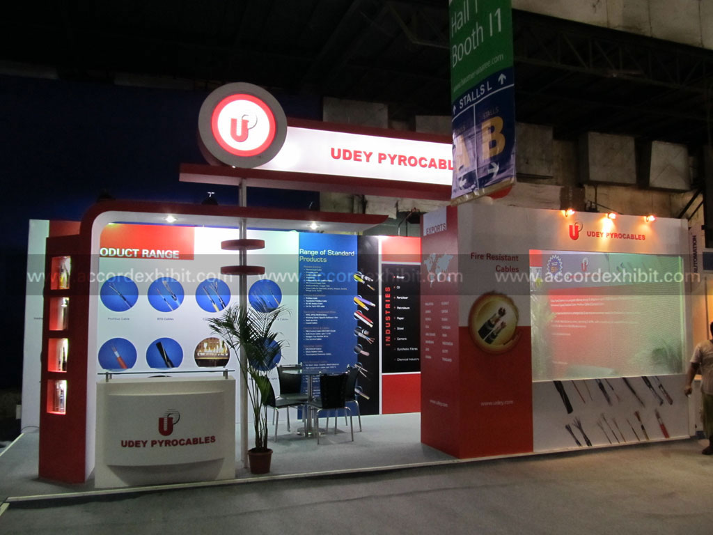 Exhibition Stall for Udey Pyrocables Pvt.